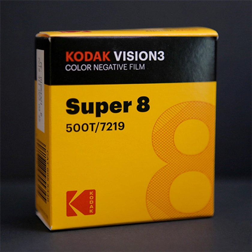 Super 8 KODAK vision 3 500T négatif couleur 15m