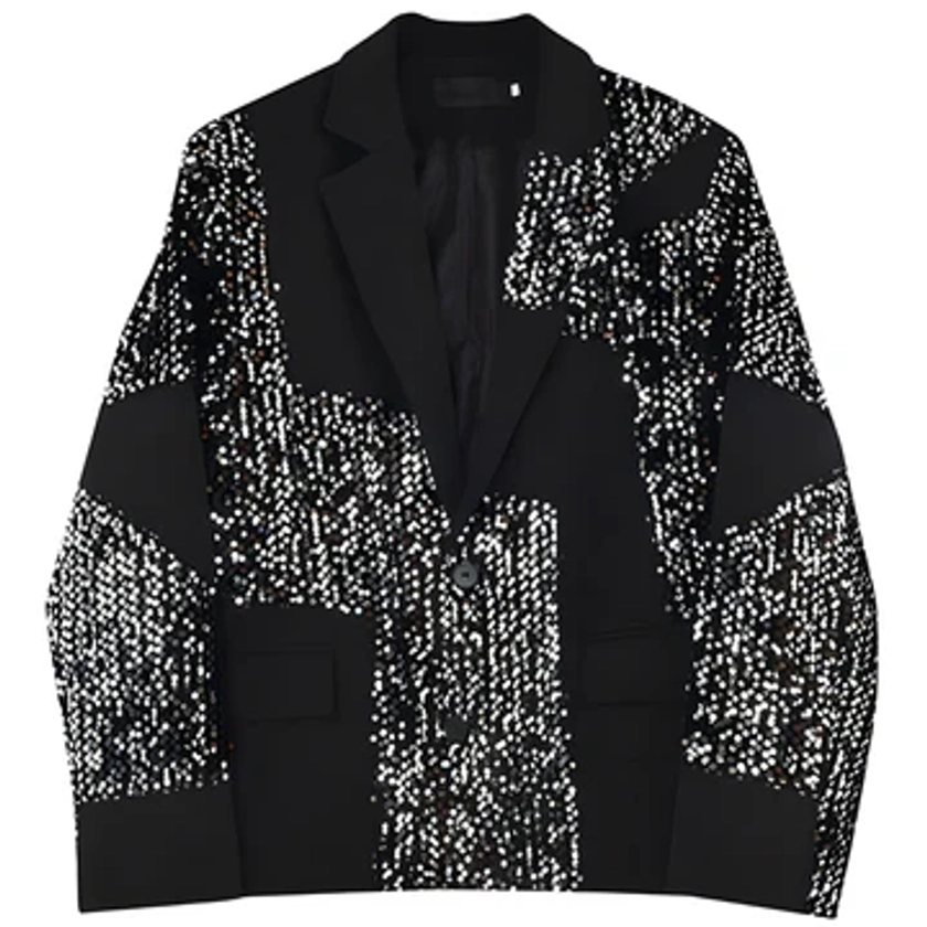 The Marcel Oversized Sequin Blazer