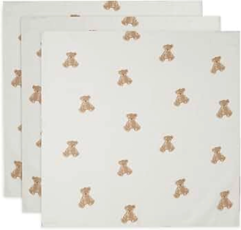 Jollein - Hydrophilic Multicloth (70x70 cm) 3 pieces - Hydrophilic cloths - Teddy Bear : Amazon.nl: Baby Products