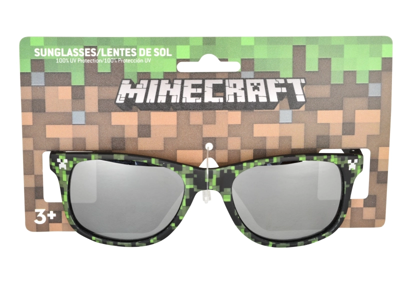 Minecraft Boys Classic Sunglasses Green and Black - Walmart.com