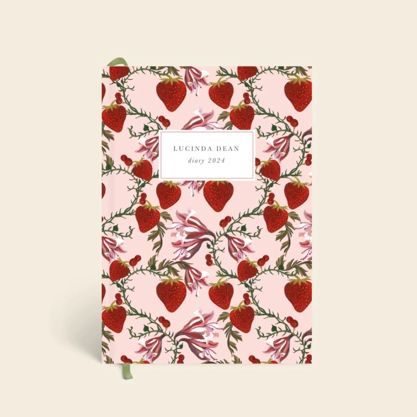 Strawberry Floral Pink | 2024 Diary