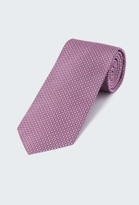 Pink Micro Foulard Tie | INDOCHINO Accessories