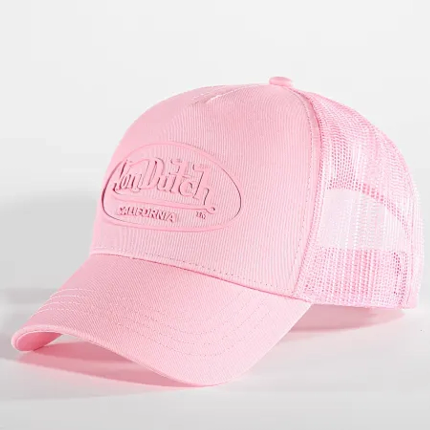 Casquette Trucker Logo 03 Rose