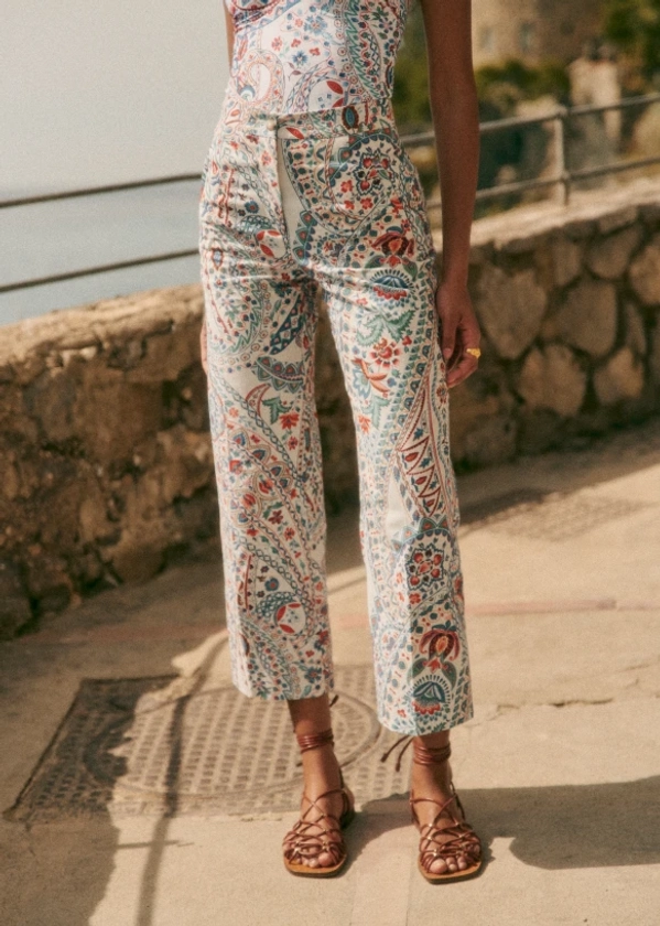 Pantalon Martin Crop - Milo - Coton - Sézane