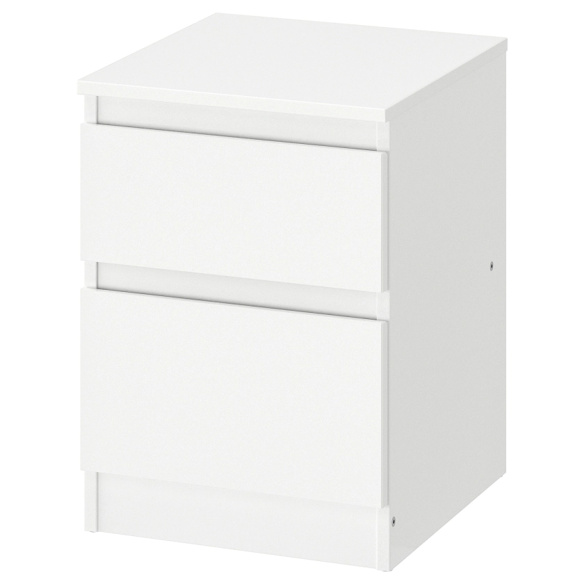 KULLEN Cómoda c/2 gavetas, branco, 35x49 cm - IKEA