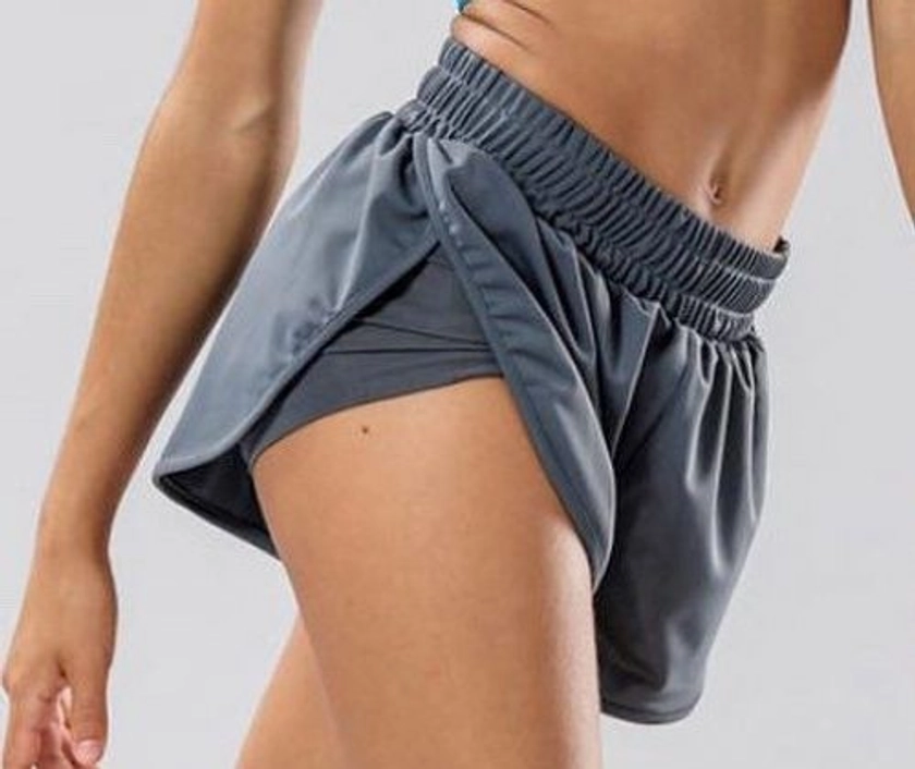 Dual shorts – charcoal grey