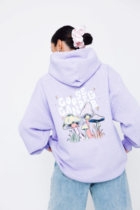 Unisex Orchid Back In Wonderland Hoodie