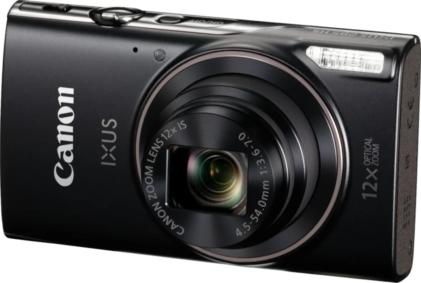 Canon IXUS 285 HS - 12x optische zoom - Zwart - Bestel nu, morgen in huis