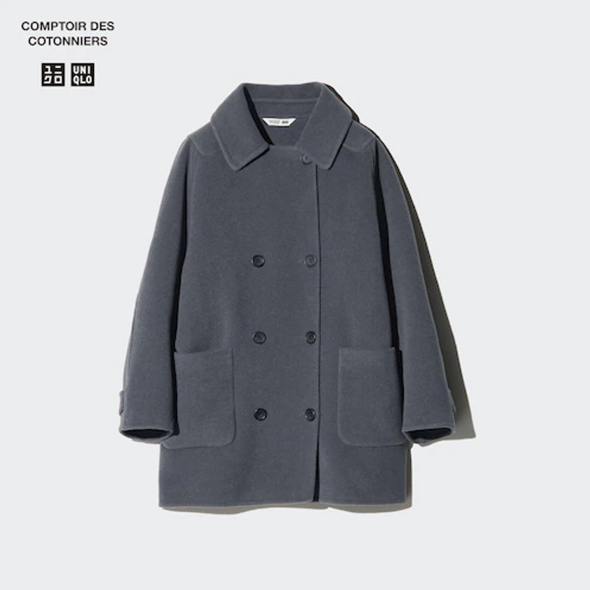 WOMEN'S DOUBLE FACE HALF COAT | UNIQLO CA