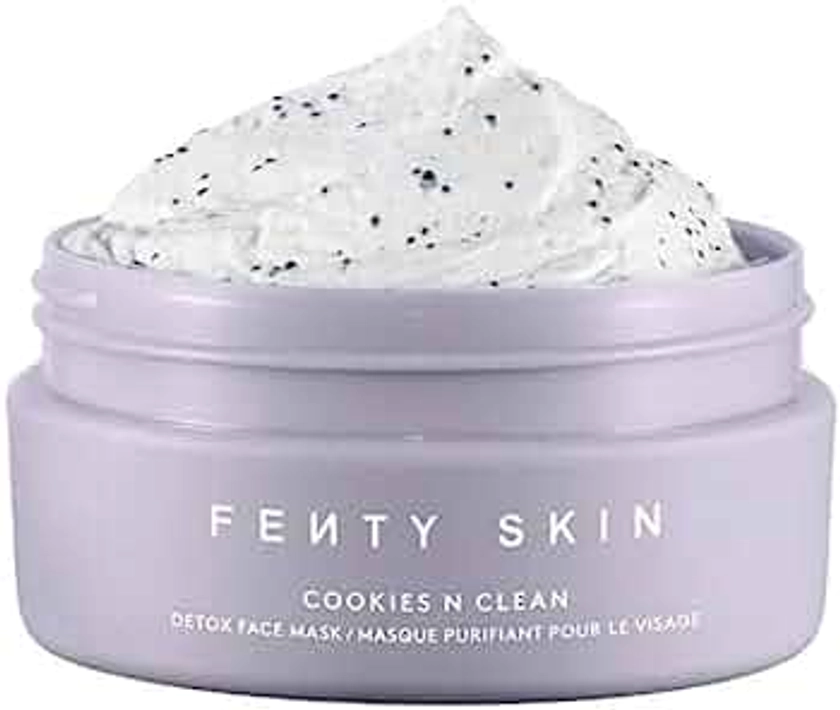 Fenty Skin Cookies&Clean Whipped Clay Detox Face Masque with Salicylic Acid, 2.5 Ounce (Pack of 1)