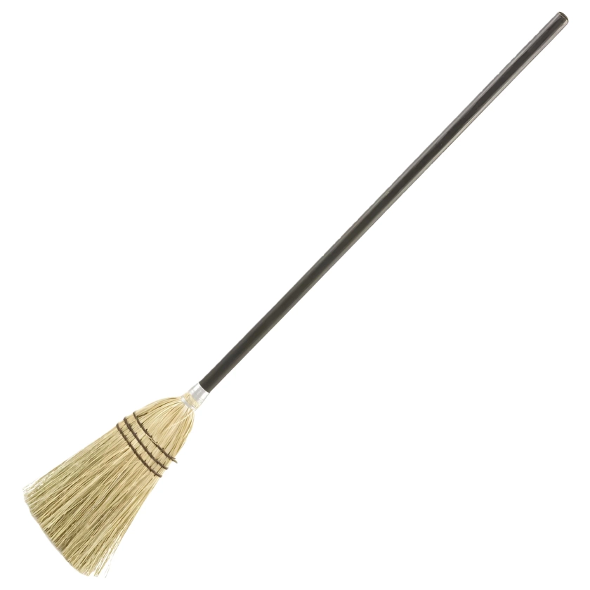 Rubbermaid Commercial Lobby 38" Handle Corn-Fill Broom, Brown