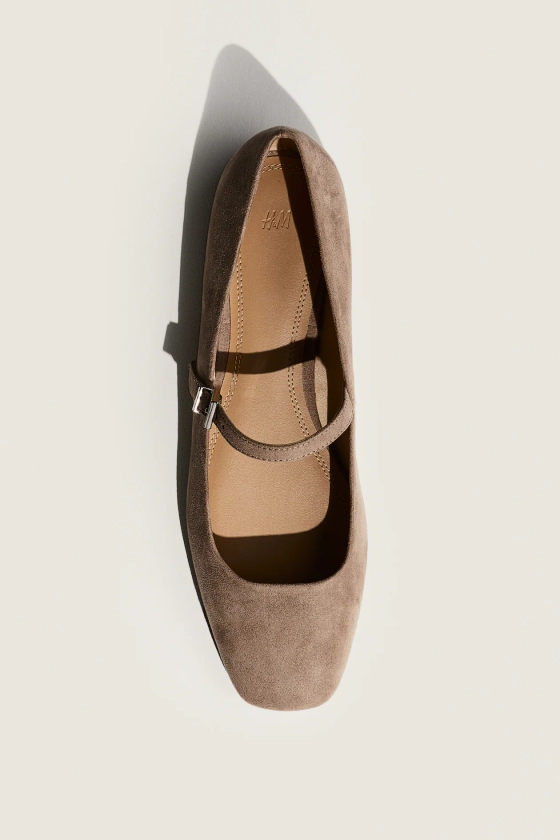 Ballerines Mary Jane - Grège - FEMME | H&M FR