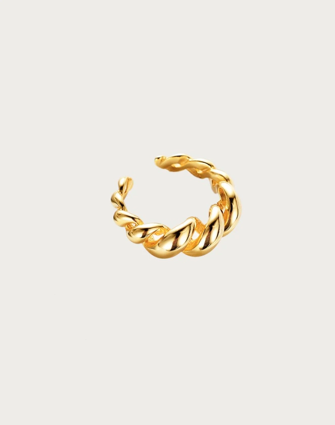 Gold Twisted Bague| En Route Jewelry | En Route Jewelry