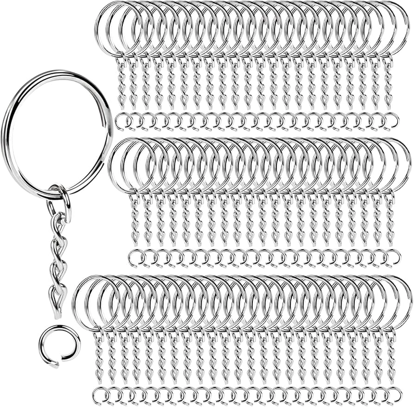 Amazon.com: Teenitor 120Pcs Key Chain Rings Keychain Rings 1inch, Keychain Making Supplies, Key Chain, Key Chain Rings for Crafts, Key, Car 120 Key Rings and 120 Key Chains : Clothing, Shoes & Jewelry