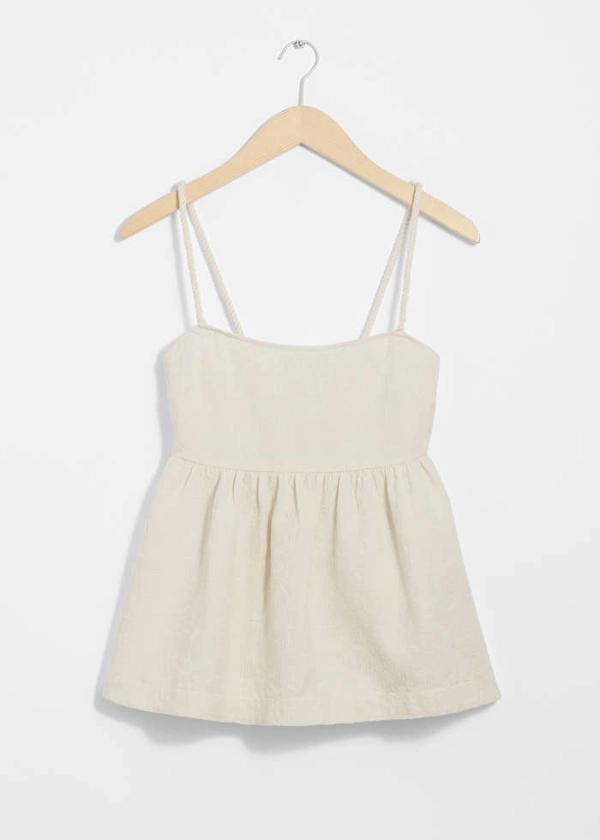 Rope-Strap Top - Light Beige - & Other Stories NL