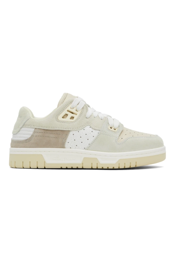 Beige Low Top Sneakers