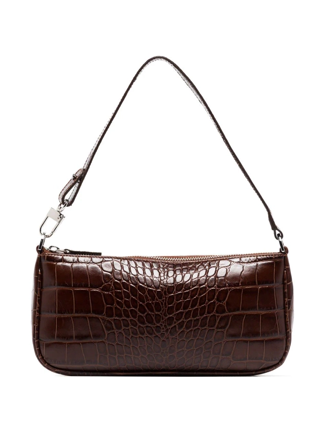 BY FAR crocodile-embossed Shoulder Bag - Farfetch