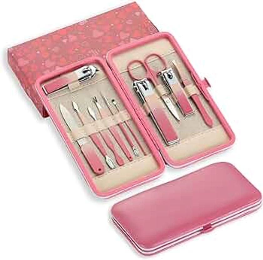 Manicure Set for Women - Nail Care Kit for Christmas and Birthday, Stocking Stuffers for Mom, Wife, and Young Girls