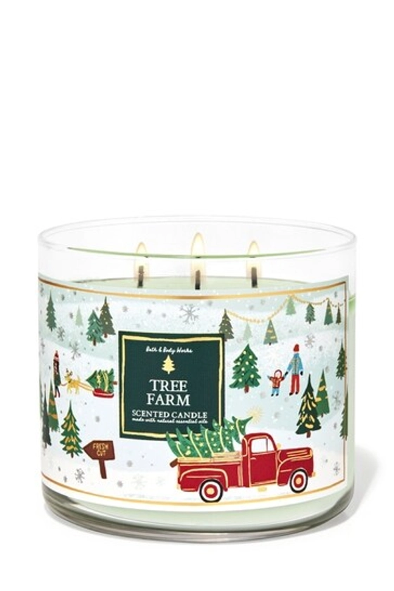 Buy Bath & Body Works Tree Farm 3Wick Candle 14.5 oz / 411 g from the Next UK online shop