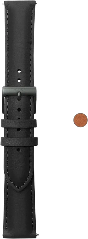Withings - Bracelet en Cuir Premium pour ScanWatch, Steel HR, Steel HR Sport, Move ECG, Move et Steel
