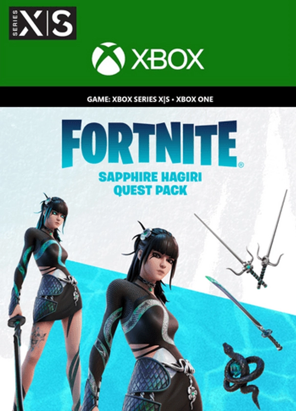 Buy Fortnite - Sapphire Hagiri Quest Pack Xbox Live key | ENEBA