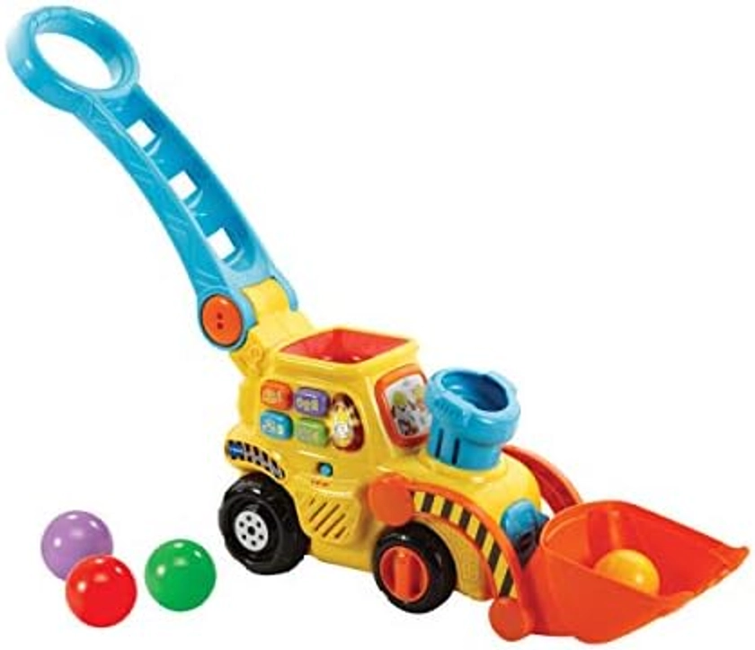 VTech POP and Drop Digger| Educational Push Along Digger for Toddler | Toy Gift for 12 Months to 2 3 Years Boys and Girls : Amazon.co.uk: Toys & Games