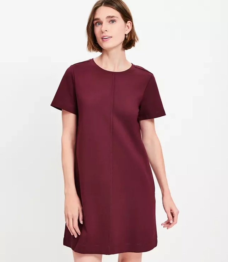 Ponte Pocket Mini Dress | Loft