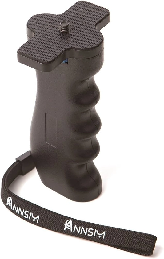 Camera Handheld Grip Handle Stabilizer with 1/4” Screw for DSLR SLR Cameras Canon Panasonic Sony Nikon Pentax and iPhone Samsung Smart Phone Gopro Hero etc