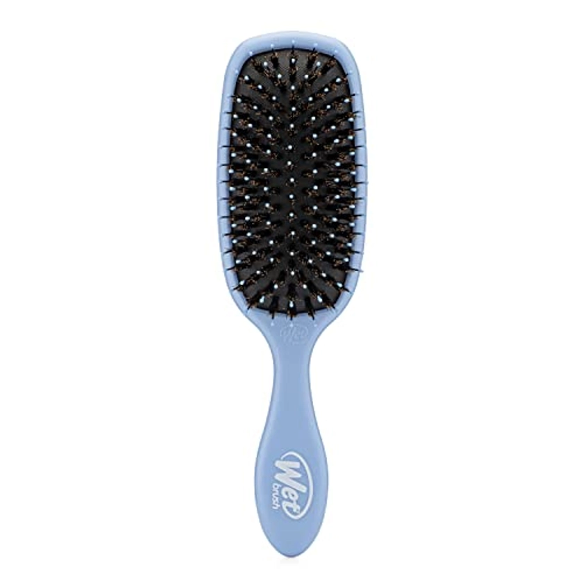 Amazon.com : Wet Brush Shine Enhancer Hair Brush, Sky - Exclusive Ultra-soft IntelliFlex Bristles - Natural Boar Bristles Leave Hair Shiny And Smooth For All Hair Types - For Women, Men, Wet And Dry Hair : Beauty & Personal Care