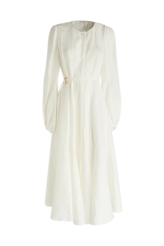 Chloé Pleated Midi Dress