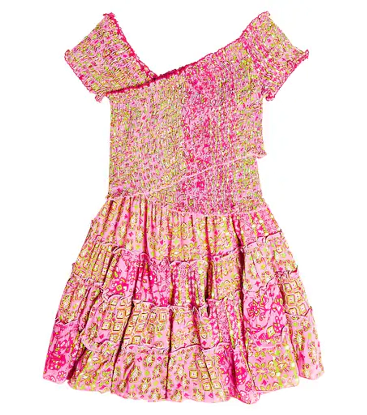 Soledad floral dress in pink - Poupette St Barth Kids | Mytheresa