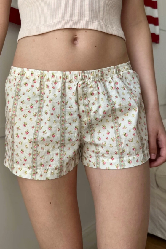 Keira Floral Pajama Shorts