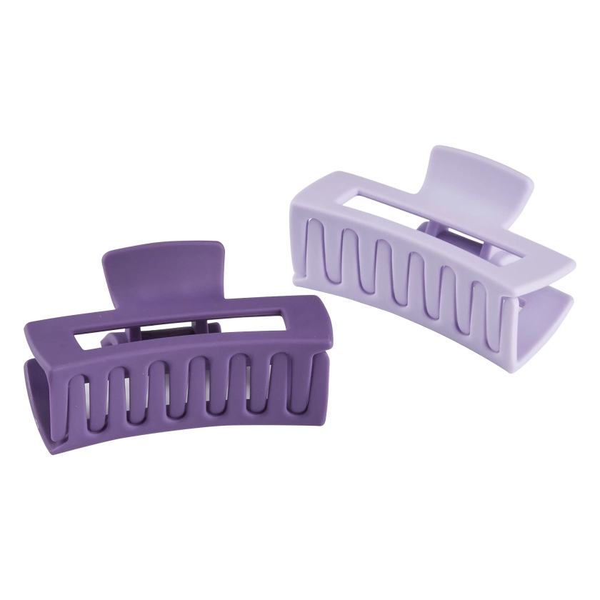 The Home Edit Claw Clips in Light and Dark Purple, 2ct - Walmart.com