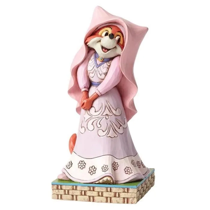Figurine Belle Marianne - Disney Traditions Jim Shore - Merry Maiden - Effet bois - 15cm
