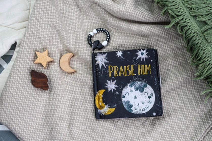 Praise Him - crinkle baby book | Doodling Faith