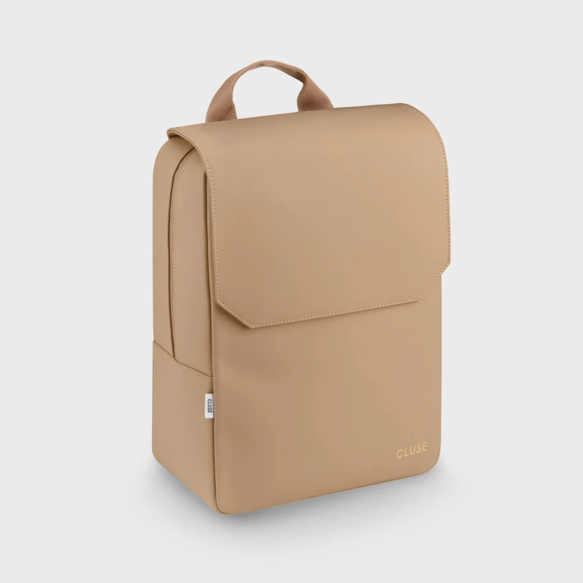 Nuitée Backpack, Almond, Gold Colour