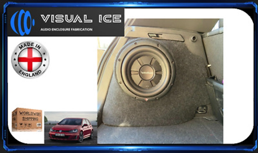 VW GOLF MK7 12+ NEW STEALTH SUB SPEAKER ENCLOSURE BOX SOUND BASS CAR AUDIO 10 | eBay