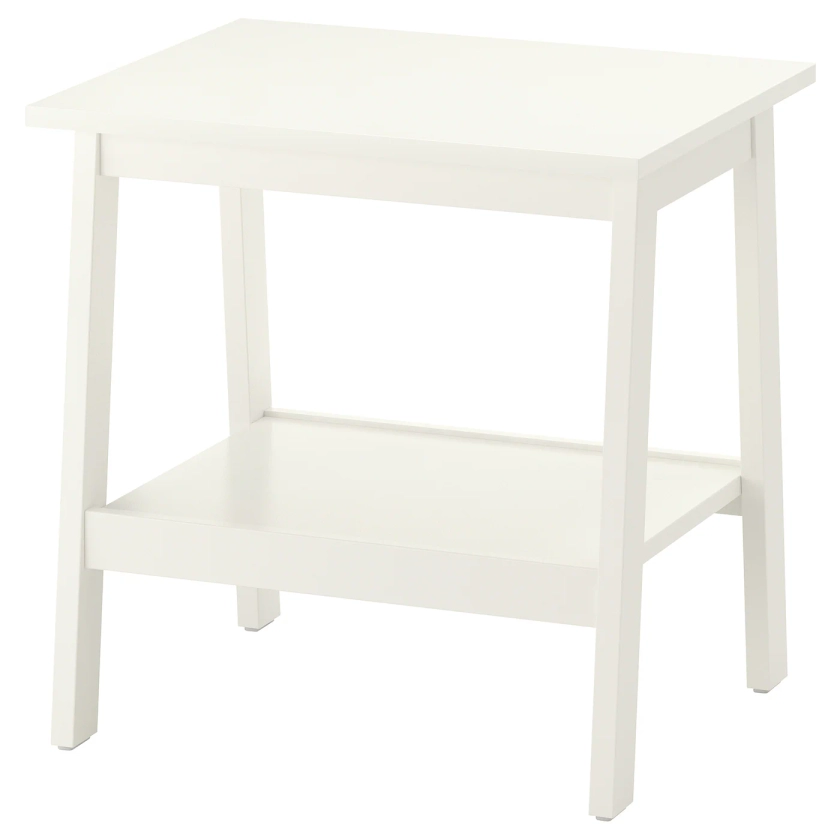LUNNARP Table d'appoint, blanc, 55x45 cm - IKEA