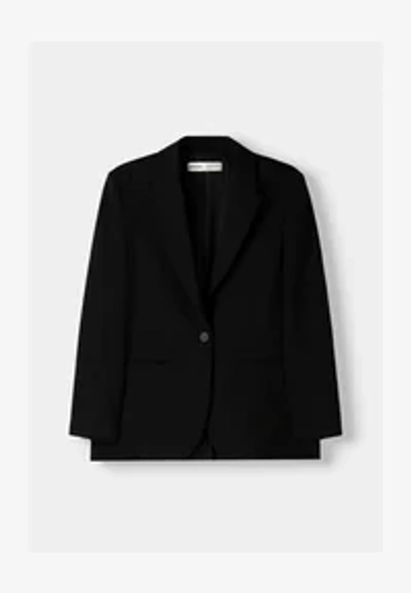 Bershka POCKETS - Manteau court - black/noir - ZALANDO.FR