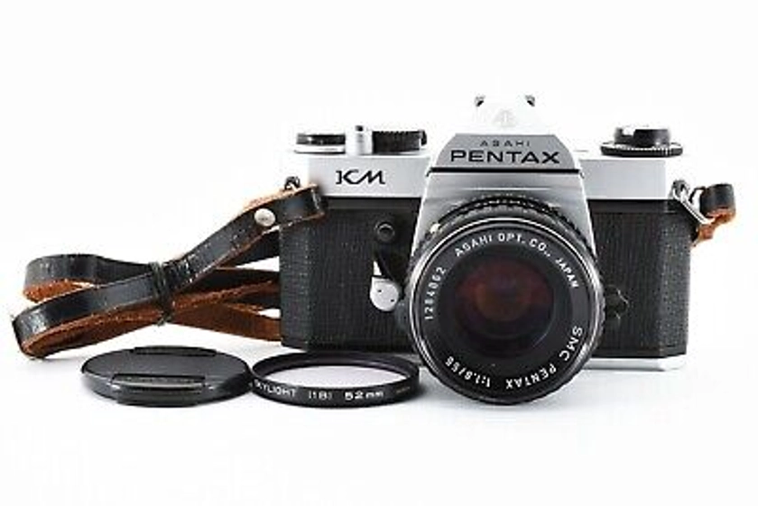 [Exc+] Pentax KM 35mm SLR Film Camera w/ SMC Pentax 55mm f/1.8 Lens 2140870 | eBay