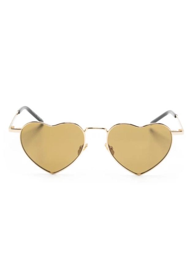 Saint Laurent Eyewear Loulou heart-frame Sunglasses - Farfetch