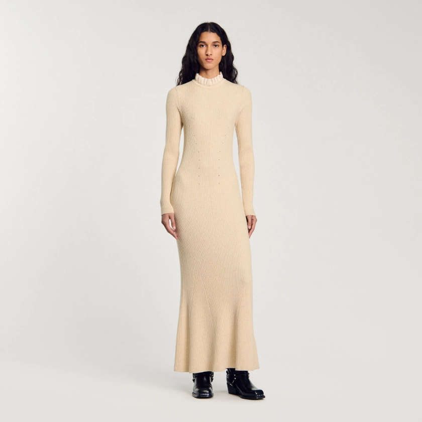 Knit maxi dress | Sandro US