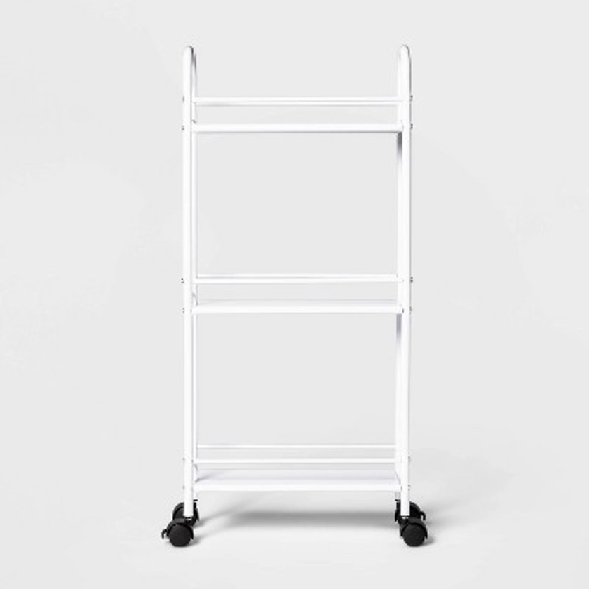 Narrow Storage Cart White - Room Essentials™