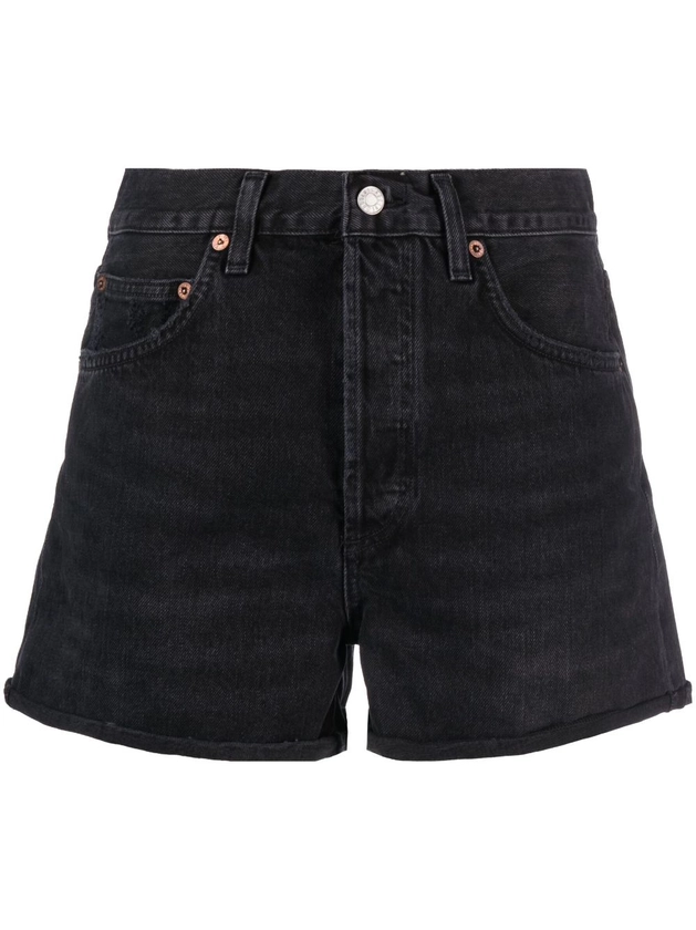 Dee high-rise denim shorts