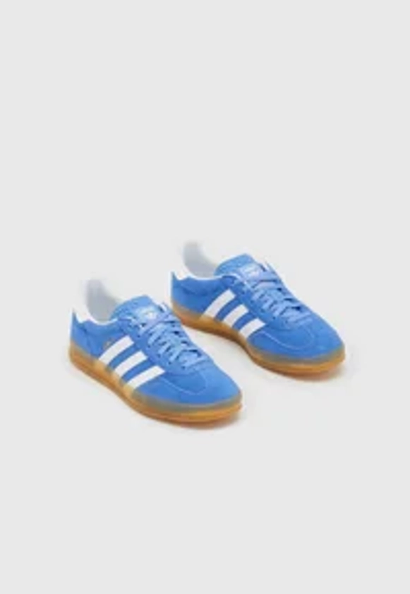 adidas Originals GAZELLE INDOOR - Baskets basses - blue fusion cloud white gold metallic/bleu - ZALANDO.FR