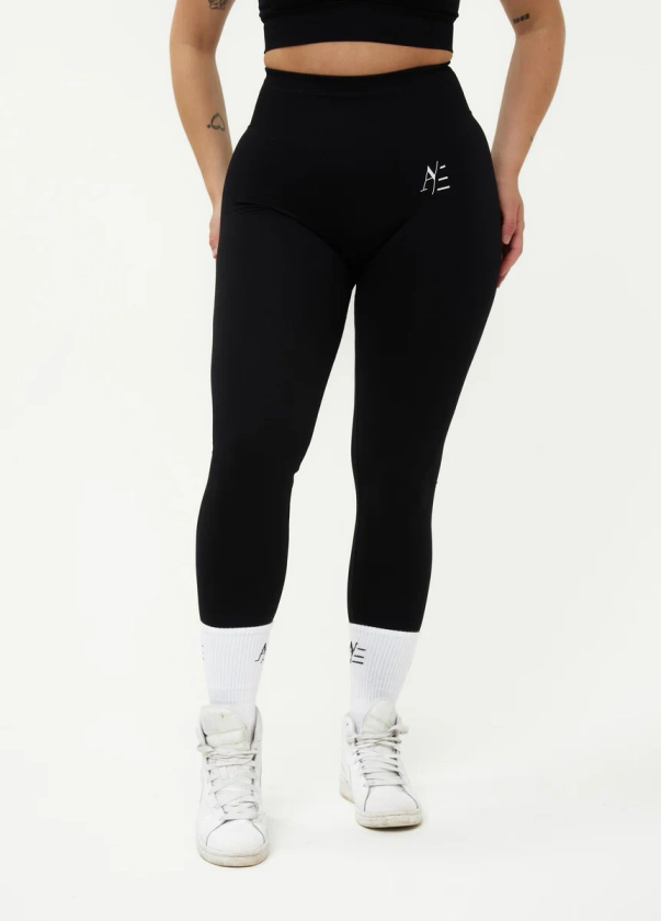 Highwaist sportleggings Black