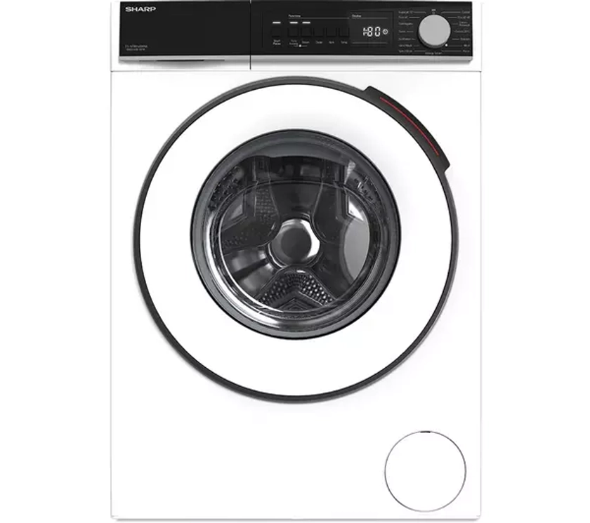 SHARP ES-NFB014DWNA-EN 10 kg 1400 Spin Washing Machine - White