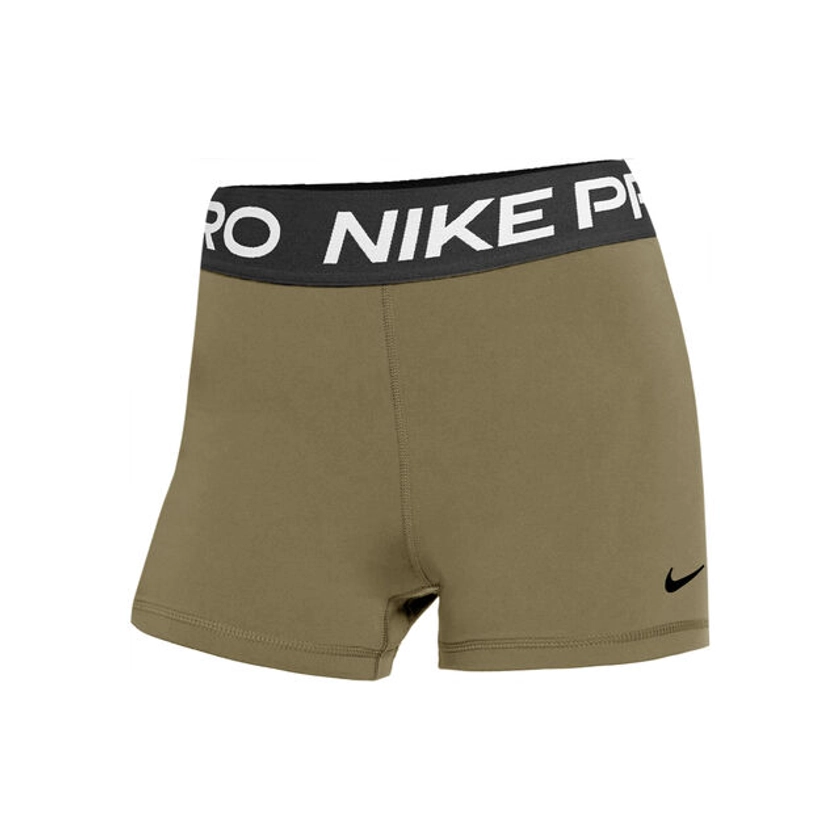 Buy Nike Pro Ball Shorts Women Olive, Black online | Running Point UK