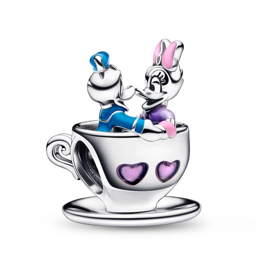 Donald Duck and Daisy Duck Teacup Charm by Pandora – Mad Tea Party – Disney Parks | Disney Store