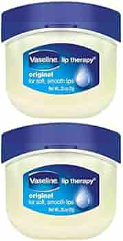 Vaseline Lip Therapy Original | Baume à lèvres nourrissant pour une hydratation optimale | Pack double (1 x 2 x 7g)